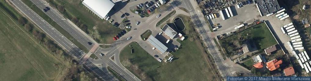 Zdjęcie satelitarne DHL POP Stacja paliw Shell