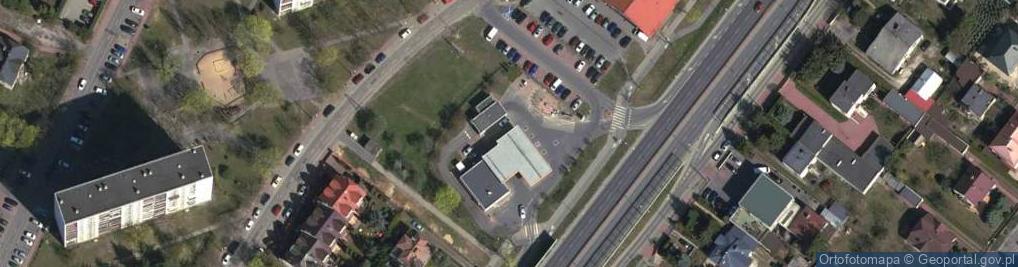 Zdjęcie satelitarne DHL POP Stacja paliw Shell