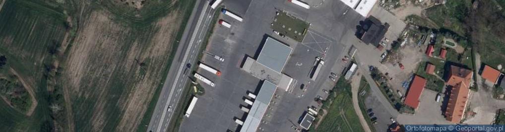 Zdjęcie satelitarne DHL POP Stacja paliw Shell