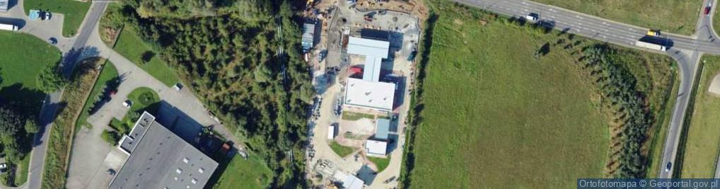 Zdjęcie satelitarne DHL POP Stacja paliw Shell