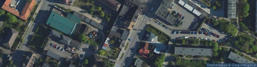 Zdjęcie satelitarne DHL POP ŻABKA