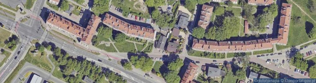 Zdjęcie satelitarne DHL POP ŻABKA