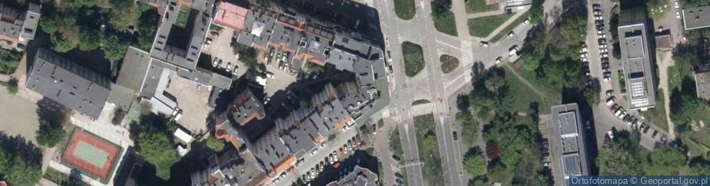 Zdjęcie satelitarne DHL POP ŻABKA