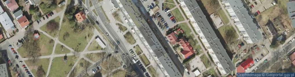 Zdjęcie satelitarne DHL POP ŻABKA