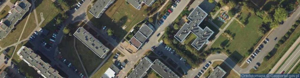 Zdjęcie satelitarne DHL POP ŻABKA