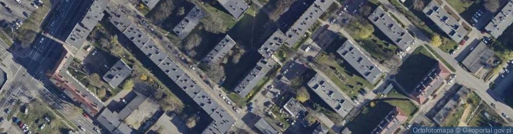 Zdjęcie satelitarne DHL POP ŻABKA