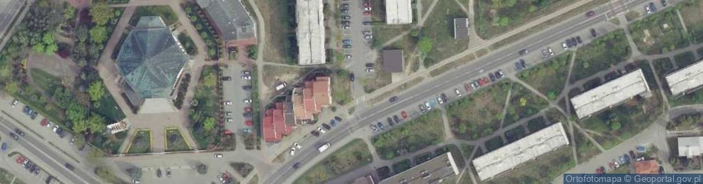 Zdjęcie satelitarne DHL POP ŻABKA
