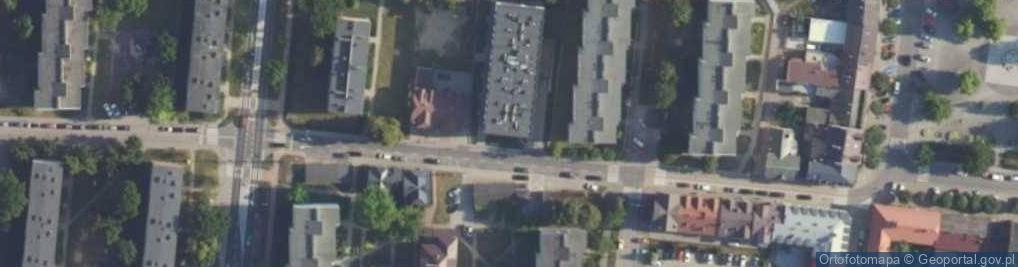 Zdjęcie satelitarne DHL POP ŻABKA