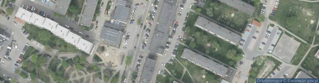 Zdjęcie satelitarne DHL POP ŻABKA