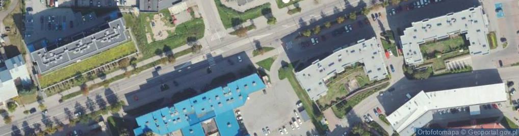 Zdjęcie satelitarne DHL POP ŻABKA