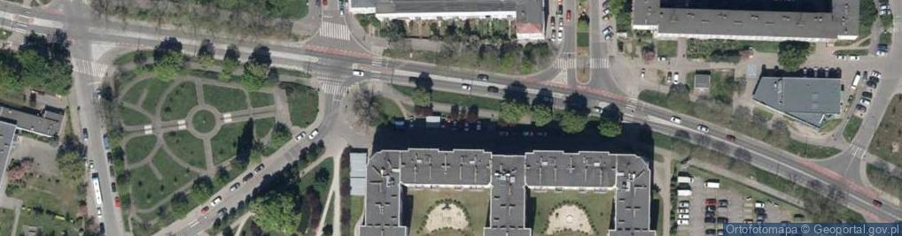 Zdjęcie satelitarne DHL POP ŻABKA