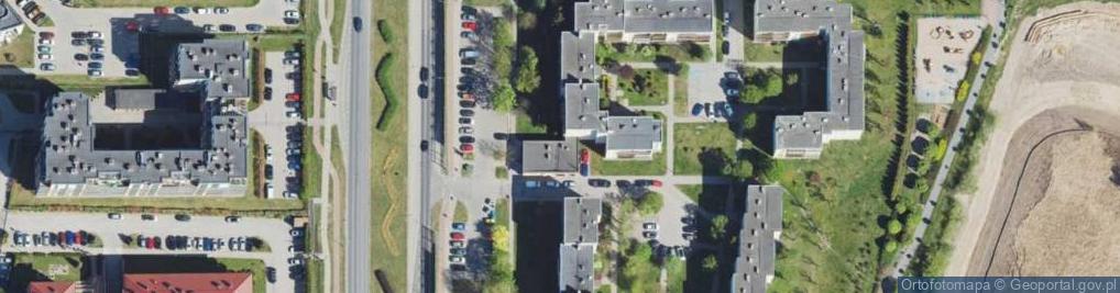 Zdjęcie satelitarne DHL POP ŻABKA