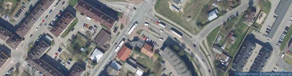 Zdjęcie satelitarne DHL POP ŻABKA