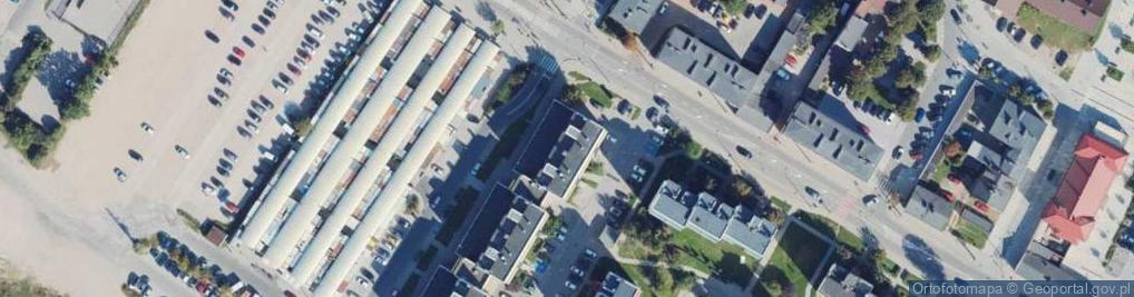 Zdjęcie satelitarne DHL POP ŻABKA