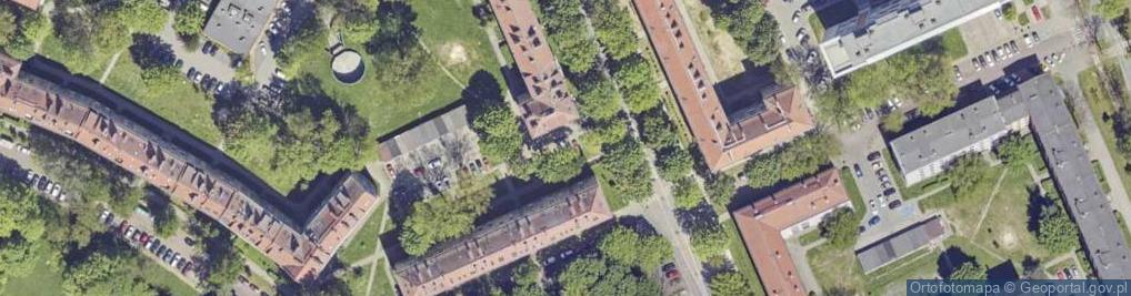 Zdjęcie satelitarne DHL POP ŻABKA