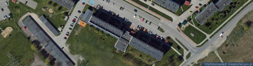 Zdjęcie satelitarne DHL POP ŻABKA