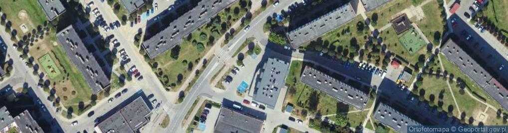 Zdjęcie satelitarne DHL POP ŻABKA