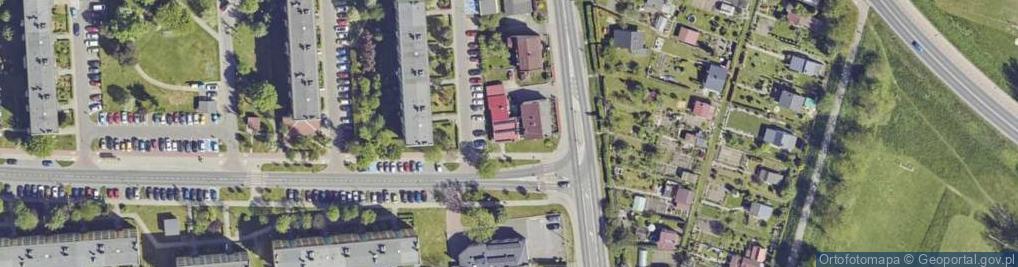 Zdjęcie satelitarne DHL POP ŻABKA