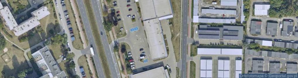 Zdjęcie satelitarne DHL POP ŻABKA