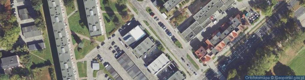 Zdjęcie satelitarne DHL POP ŻABKA
