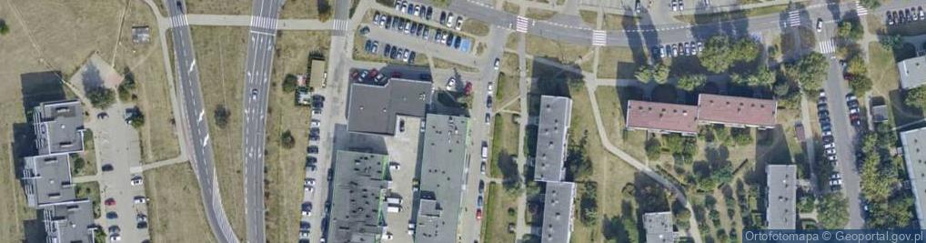 Zdjęcie satelitarne DHL POP ŻABKA