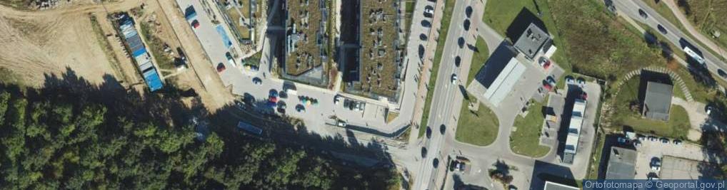 Zdjęcie satelitarne DHL POP ŻABKA