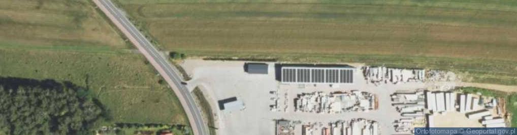 Zdjęcie satelitarne DHL POP Żabka