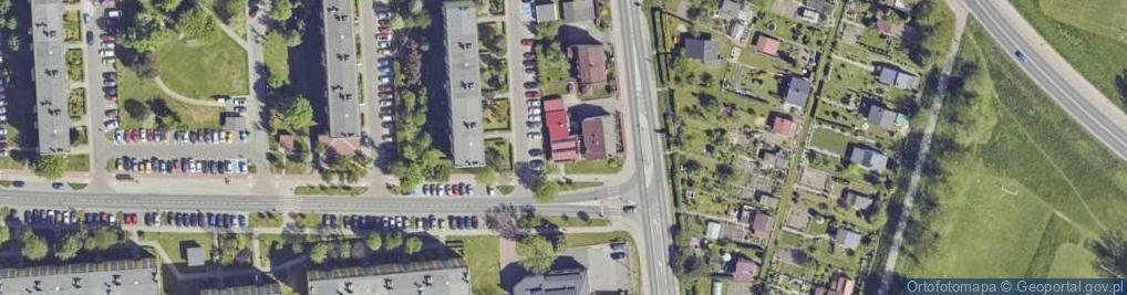 Zdjęcie satelitarne DHL POP ŻABKA