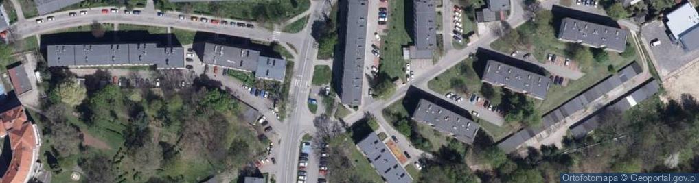Zdjęcie satelitarne DHL POP ŻABKA