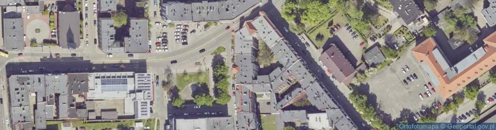 Zdjęcie satelitarne DHL POP ŻABKA