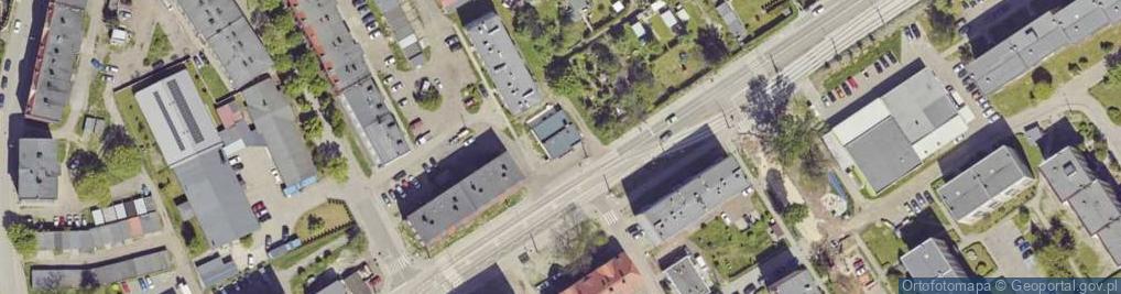 Zdjęcie satelitarne DHL POP ŻABKA