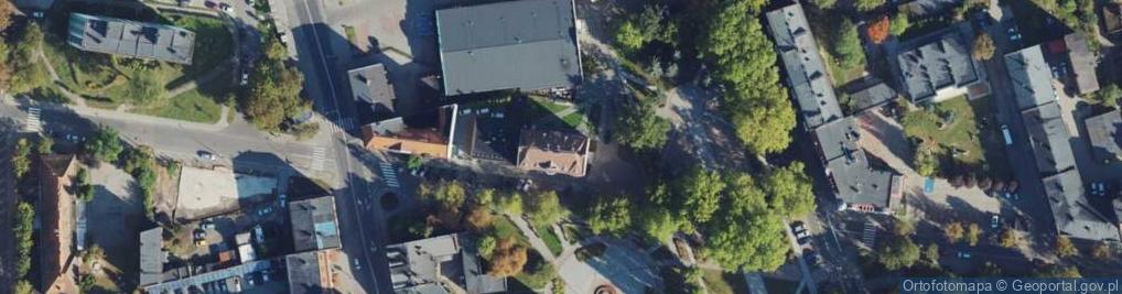 Zdjęcie satelitarne DHL POP Żabka