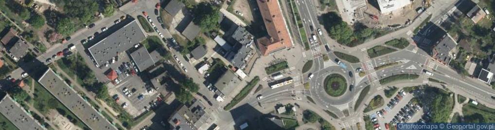 Zdjęcie satelitarne DHL POP ŻABKA