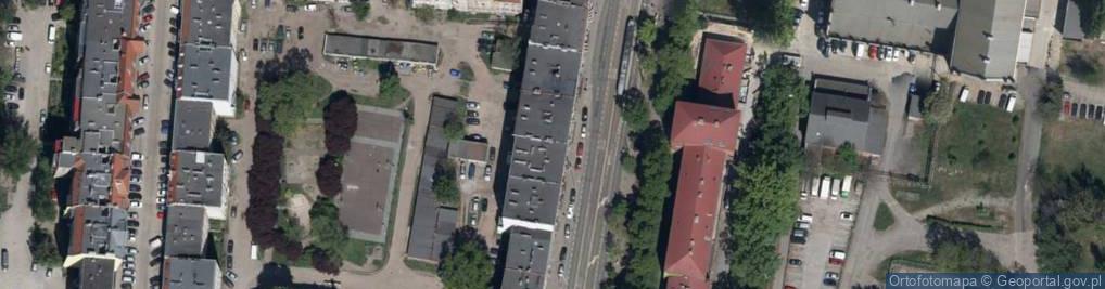 Zdjęcie satelitarne DHL POP ŻABKA