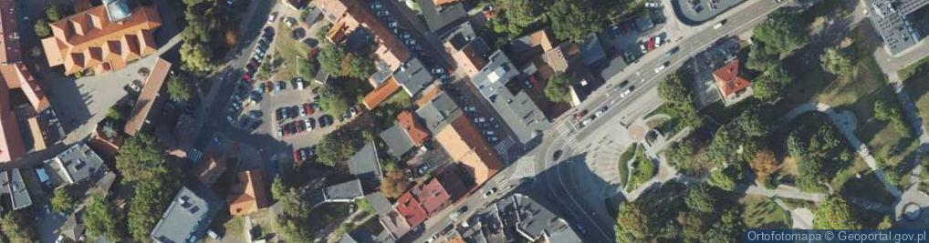 Zdjęcie satelitarne DHL POP ŻABKA