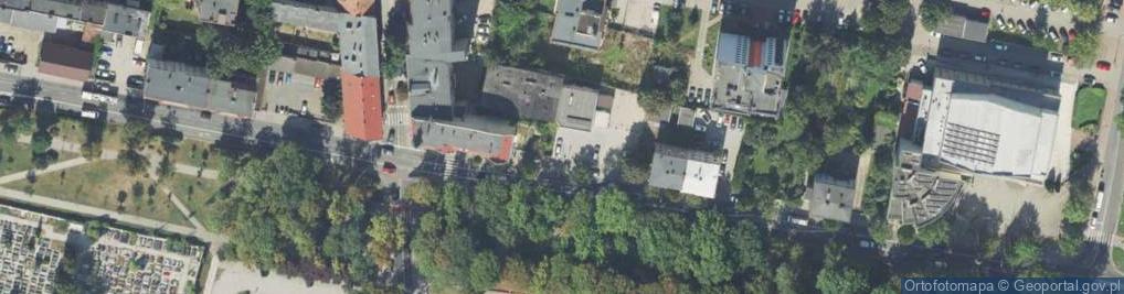 Zdjęcie satelitarne DHL POP Żabka