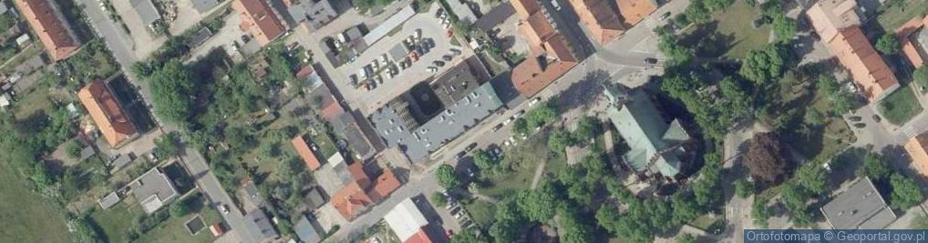 Zdjęcie satelitarne DHL POP Żabka