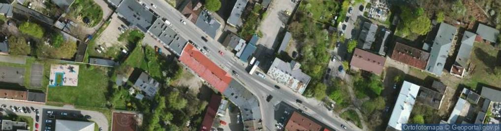 Zdjęcie satelitarne DHL POP ŻABKA