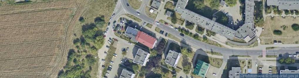 Zdjęcie satelitarne DHL POP ŻABKA