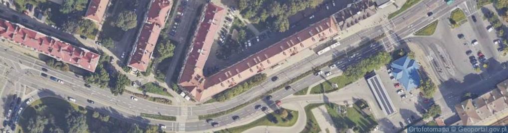 Zdjęcie satelitarne DHL POP ŻABKA