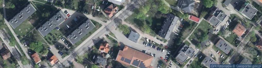 Zdjęcie satelitarne DHL POP Żabka