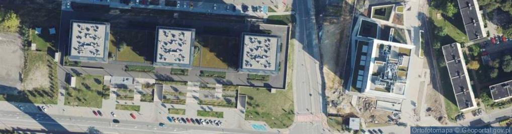 Zdjęcie satelitarne DHL POP Żabka