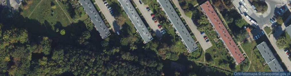 Zdjęcie satelitarne DHL POP ŻABKA