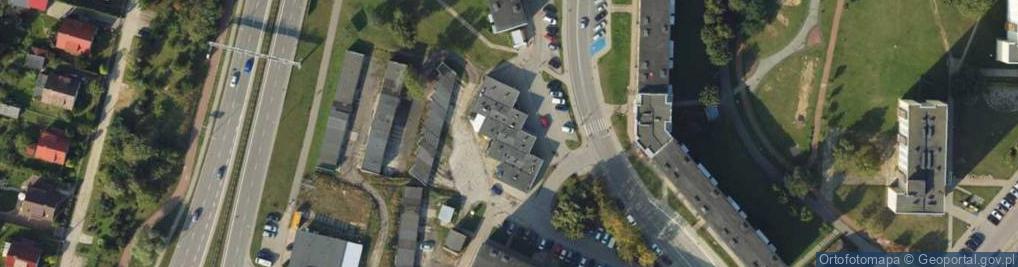 Zdjęcie satelitarne DHL POP ŻABKA