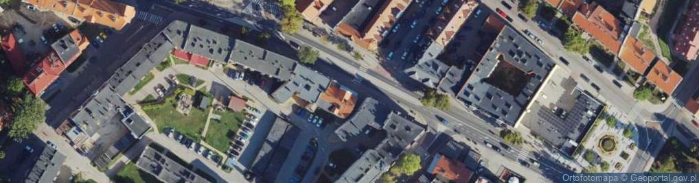 Zdjęcie satelitarne DHL POP ŻABKA