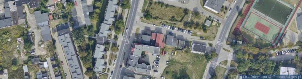 Zdjęcie satelitarne DHL POP ŻABKA