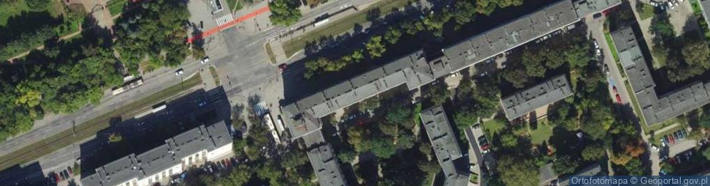 Zdjęcie satelitarne DHL POP ŻABKA