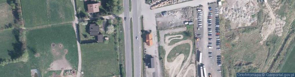 Zdjęcie satelitarne DHL POP Żabka