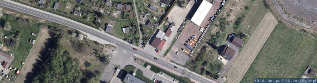 Zdjęcie satelitarne DHL POP ŻABKA