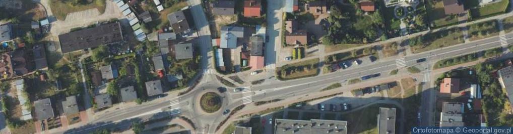 Zdjęcie satelitarne DHL POP ŻABKA